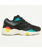 Baskets Aztrek 96 noir/turquoise/orange