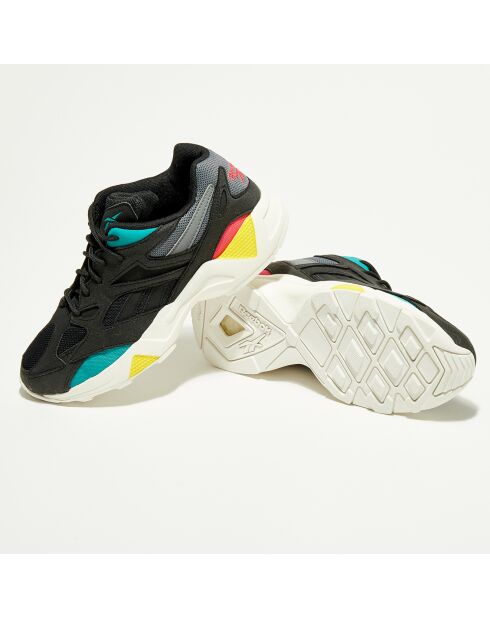 Baskets Aztrek 96 noir/turquoise/orange