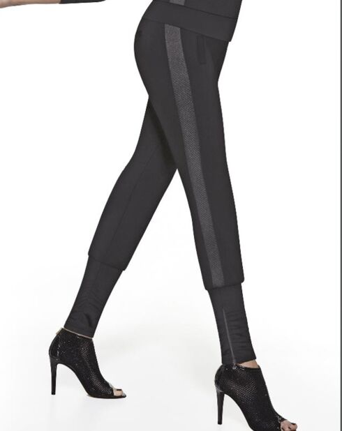 Athena schwarz-graue Sporthose