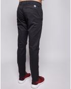 Pantalon chino slim Gabard gris foncé