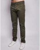 Pantalon chino slim Gabard kaki