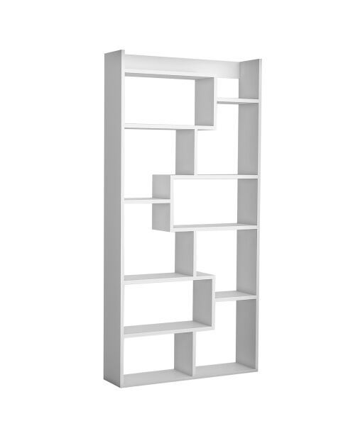 Bibliothèque  Kuttap  blanche - 90x182x22 cm