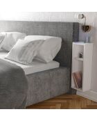 Table de chevet  Turra blanche - 20x65x15 cm