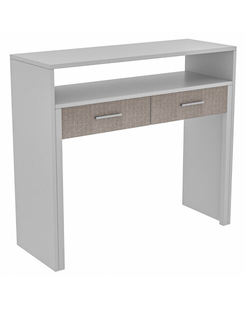 Bureau  My Desk blanc - 36/66x88x99 cm