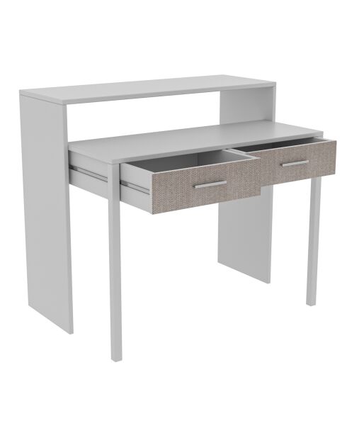 Bureau  My Desk blanc - 36/66x88x99 cm