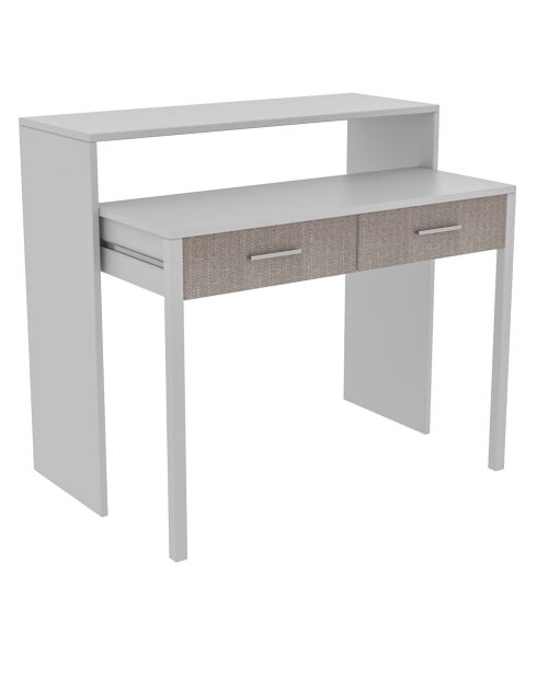 Bureau  My Desk blanc - 36/66x88x99 cm