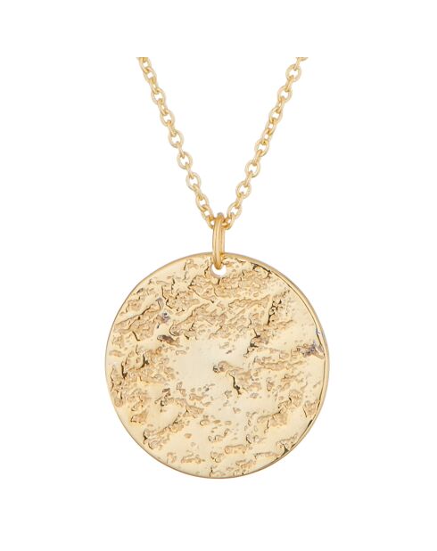 Collier Médaillon en laiton doré