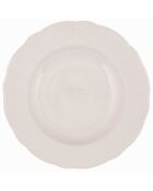 Service de table en Porcelaine blanc - 24 pièces