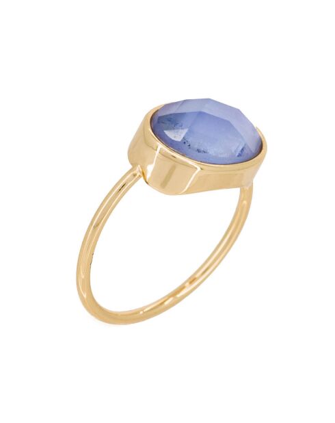 Bague Lisa Nacre en laiton doré