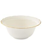 Service de table en Porcelaine blanc/doré - 24 pièces