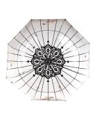 Parapluie cloche solide imprimé cage oiseaux transparent