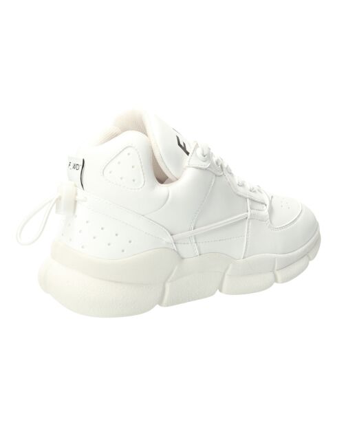 Sneakers Flora en Cuir blanches