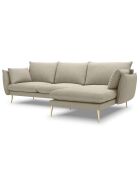 Canapé d'angle droit elio beige - 251x170x97 cm