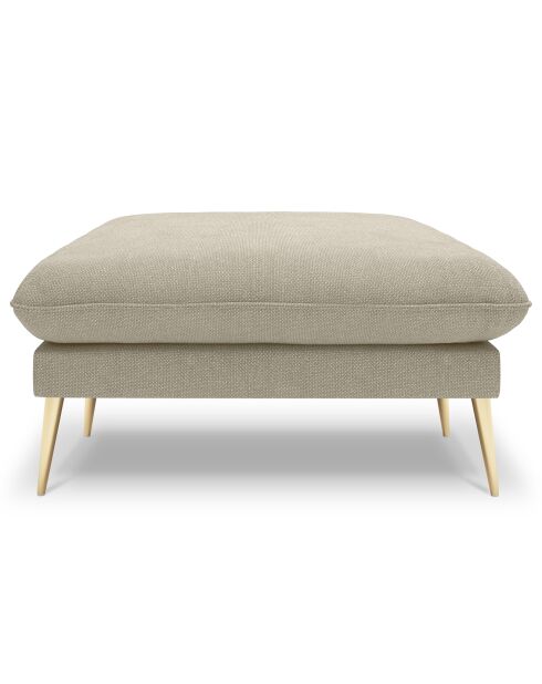 Pouf Elio beige - 100x80x45 cm