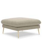 Pouf Elio beige - 100x80x45 cm