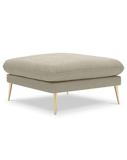 Pouf Elio beige - 100x80x45 cm