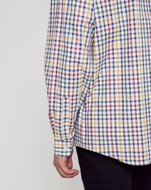 Chemise Comfort Fit à carreaux blanc/multicolore