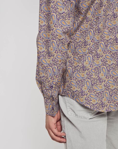 Chemise Regular Fit Cashmere 70'S multicolore