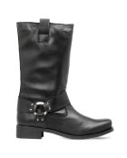 Bottes en Cuir Nadine noires