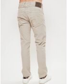 Pantalon en Velours gris/beige