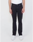 Pantalon stretch droit 5 poches bleu marine