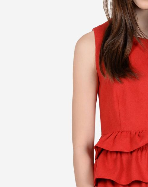 Robe Tess rouge/orange