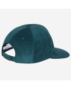 Casquette Amory en Velours verte