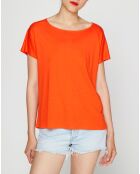T-Shirt Bettina ample et fluide rouge