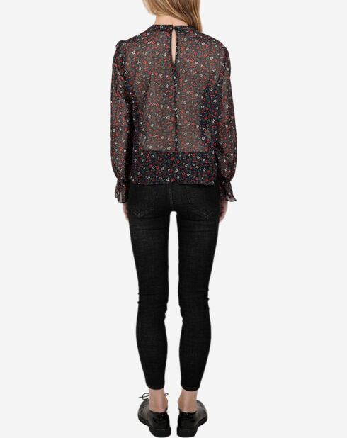 Blouse Flora noire
