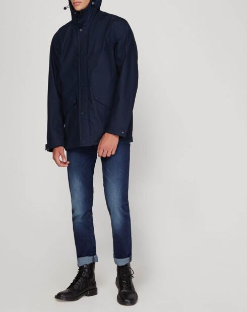 Parka légère Farain Technic bleue