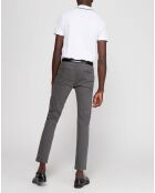 Pantalon slim chino Malmo gris foncé