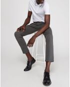 Pantalon slim chino Malmo gris foncé