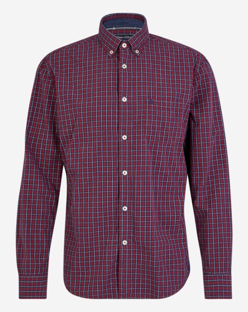 Chemise regular Pocket carreaux rouge/bleu/blanc