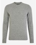 Pull en Cachemire & Laine Begood col rond gris