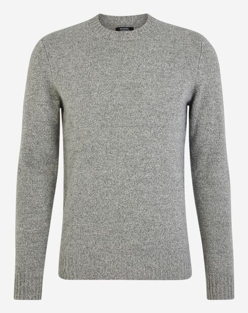 Pull en Cachemire & Laine Begood col rond gris