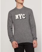 Pull Fepatch Nyc gris