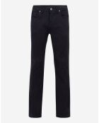 Pantalon stretch droit 5 poches bleu marine