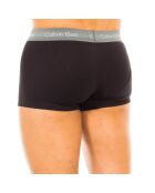 3 Boxer Retro schwarz/mehrfarbig