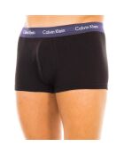 3 Boxer Retro schwarz/mehrfarbig