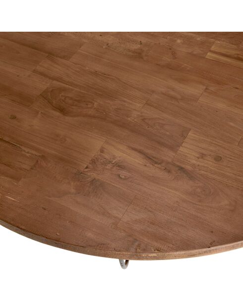 Table basse Sixtine bois naturel  - D.120x35 cm