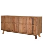 Buffet 4 portes Sandy bois naturel  - 180x47.5x85 cm