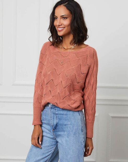 Pull Marie saumon
