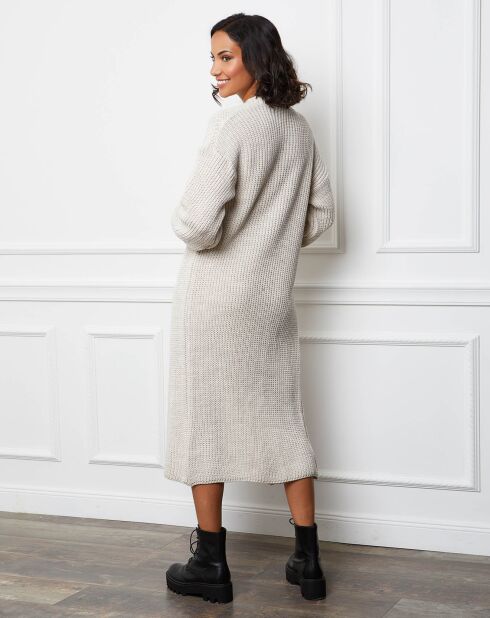 Ensemble Cardigan & Robe Charlotte beige