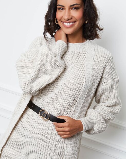 Ensemble Cardigan & Robe Charlotte beige