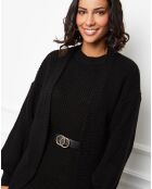 Ensemble Cardigan & Robe Charlotte noir