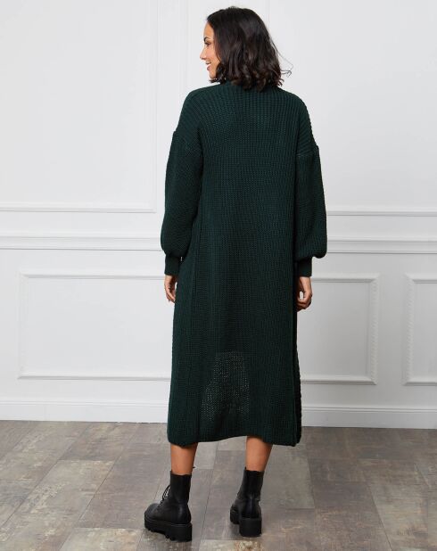 Ensemble Cardigan & Robe Charlotte vert