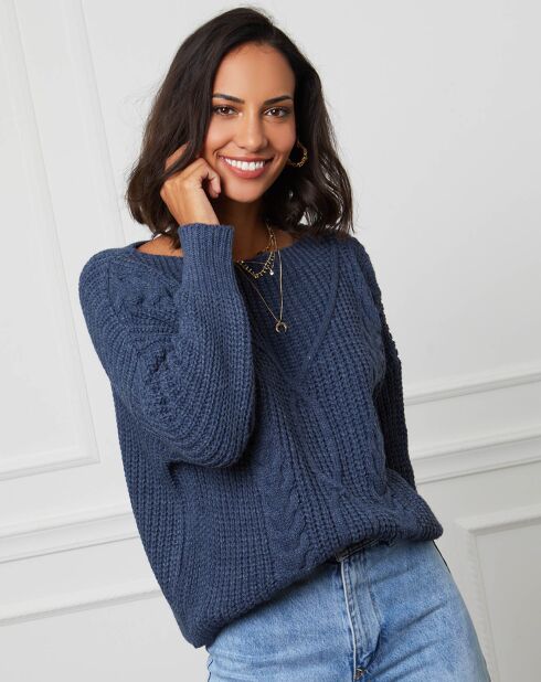 Pull Louise indigo