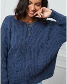 Pull Louise indigo