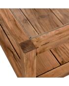 Table basse avec 2 plateaux Sandy bois naturel  - 140x80x43 cm