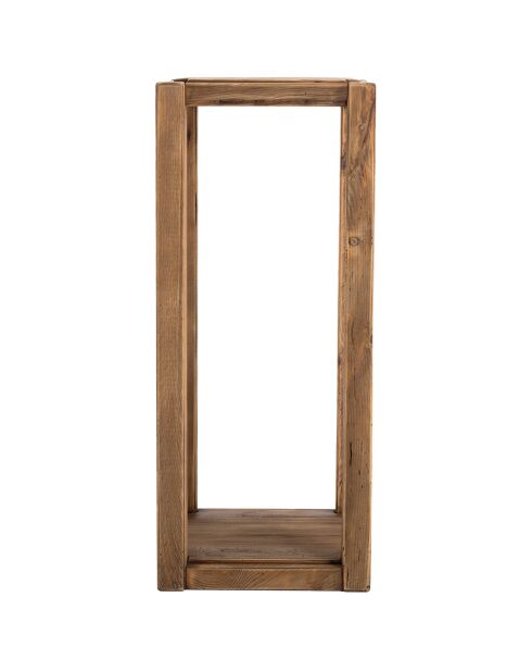 Sellette bois Sandy bois naturel  - 37.5x37.5x88.5 cm